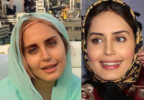 چرا بازیگران زن ایرانی بدون آرایش در جلوی دوربین ظاهر نمی شوند؟